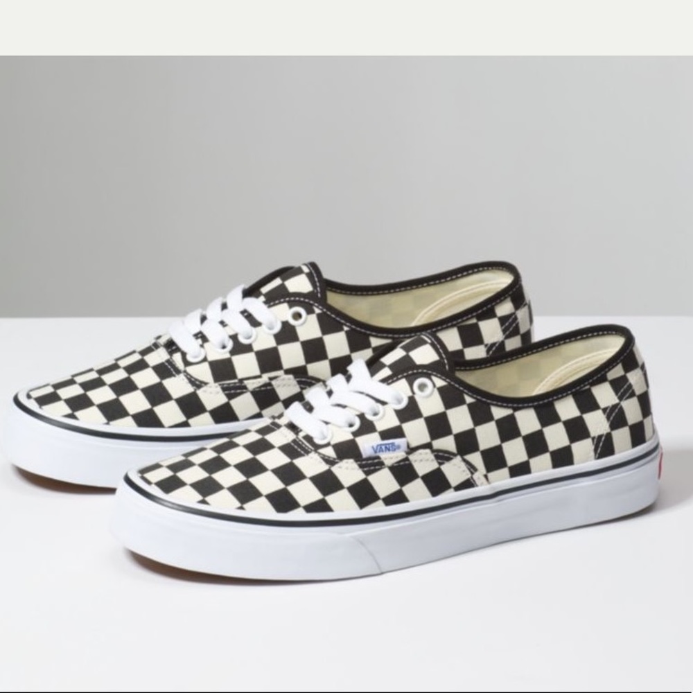 Checkered Vans! Women’s size 8.5